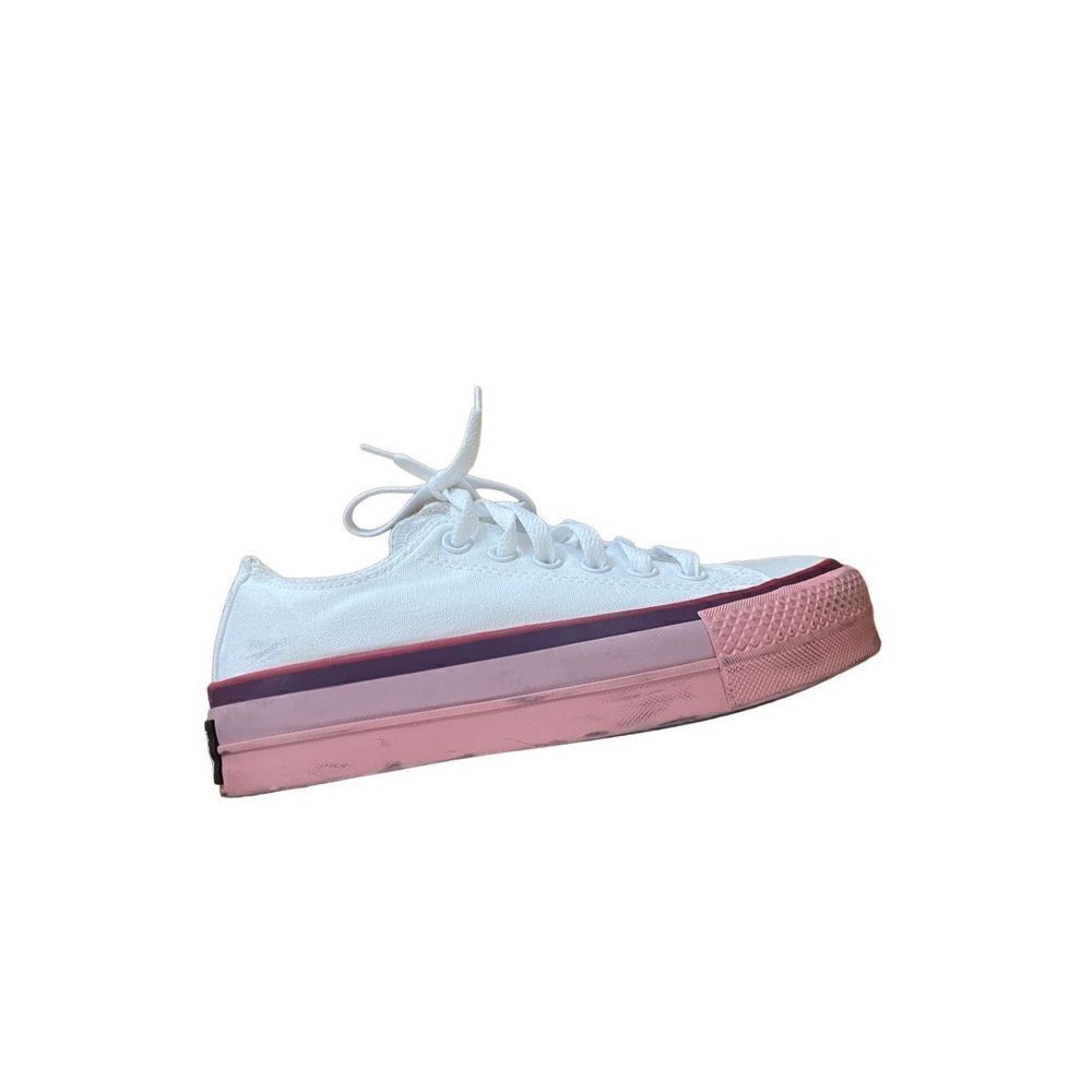 Converse Womens OPI Womens Chuck Taylor All Star Platform Sneakers Shoes White
